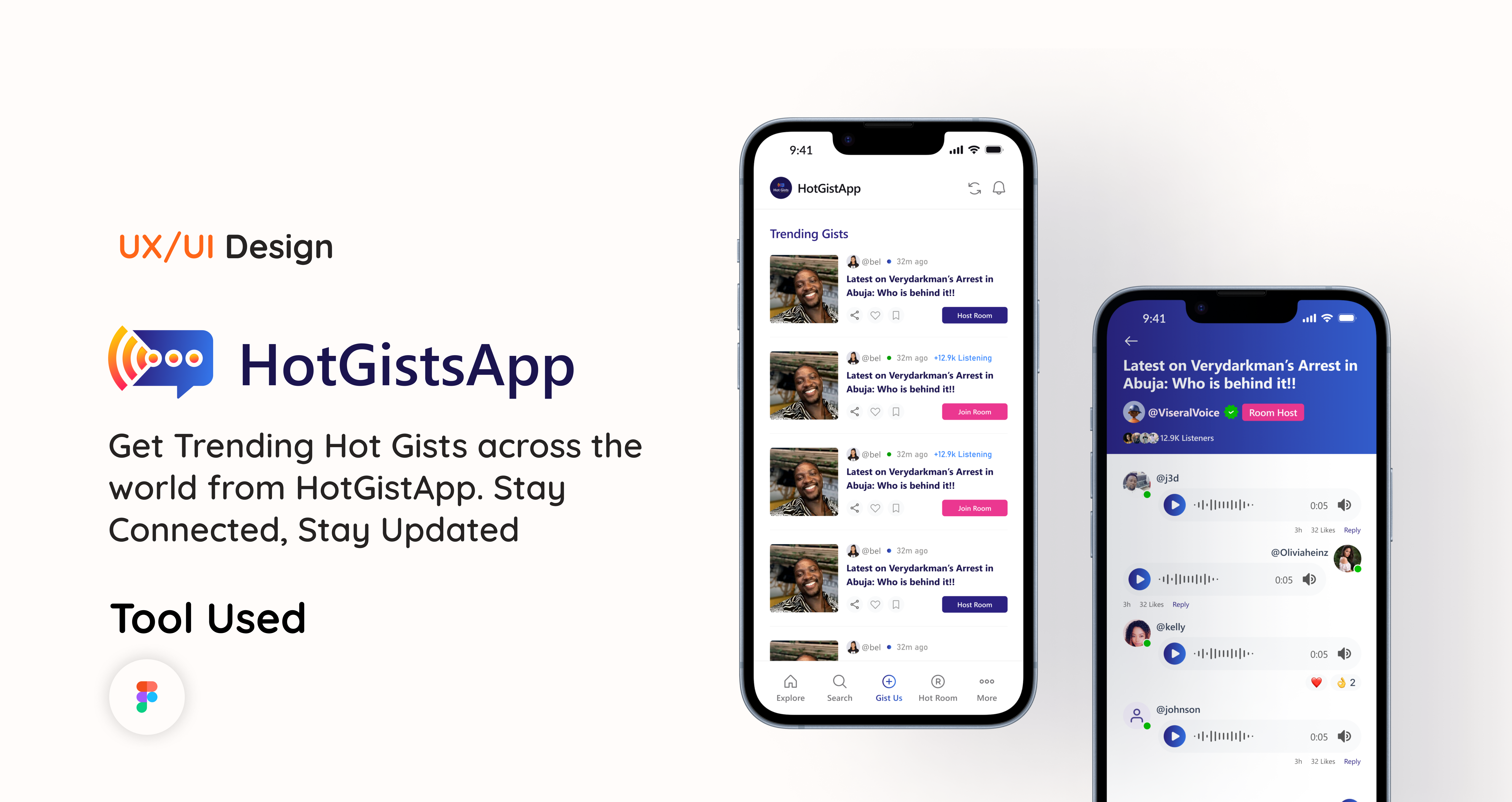 HotGist trending news application